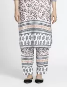 Off White All Over Printed Kurta Pant Set | HIN0028