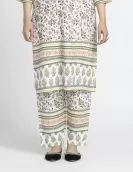  White Blue All Over Printed Kurta Pant Set | HIN0030